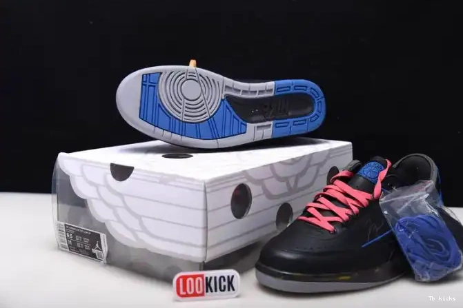 Cheap TBK Jordan Black Retro Low SP 2 Off-White Blue DJ4375-004 0420